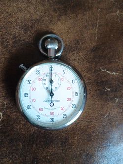 Swiss made Chesterfield stopwatch watch pocket watch