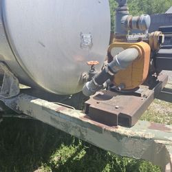 400 gallon stainless steel water tank with pump