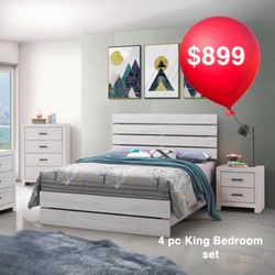 4 Pc Queen Bedroom Set 