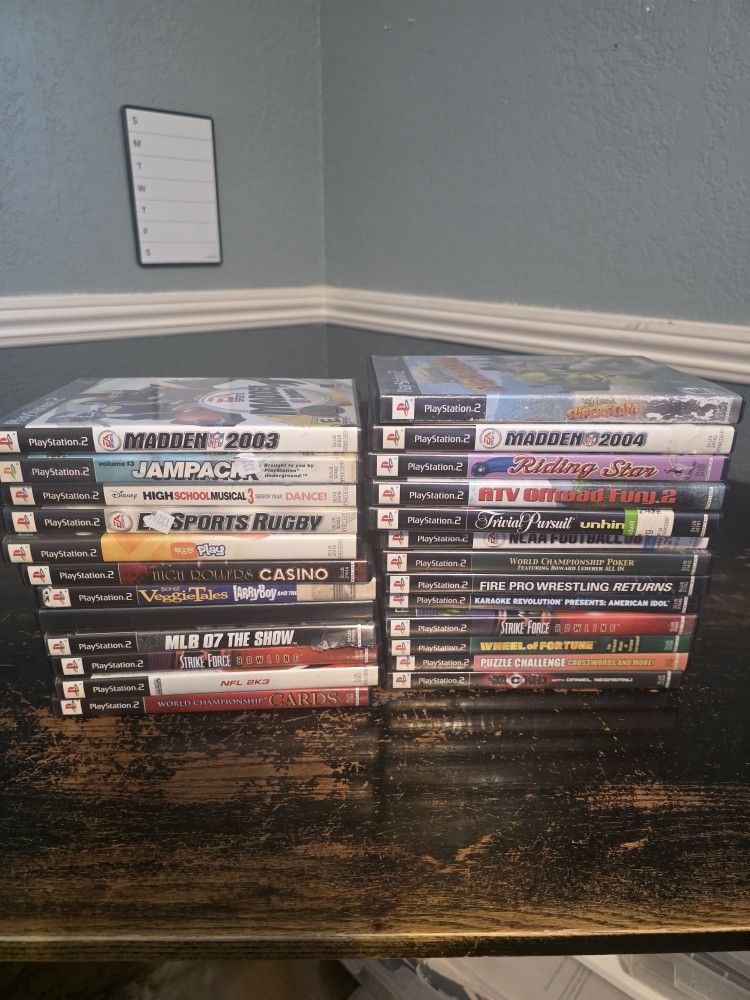 25 Ps2 Games 