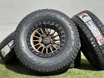 New 17" Lock Off Road GRIT Wheels Ford F-150 Rims 6x135 A/T 33" Tires Falken 285/70R17 XL XLT Tremor 