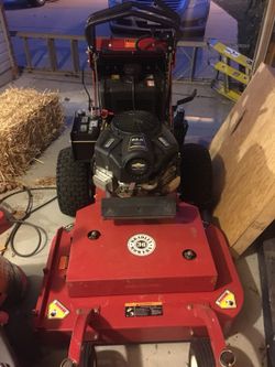 Bradley 36 stand online on mower