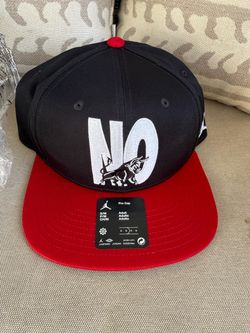 Jordan Pro Cap Snapback Hat Black Red