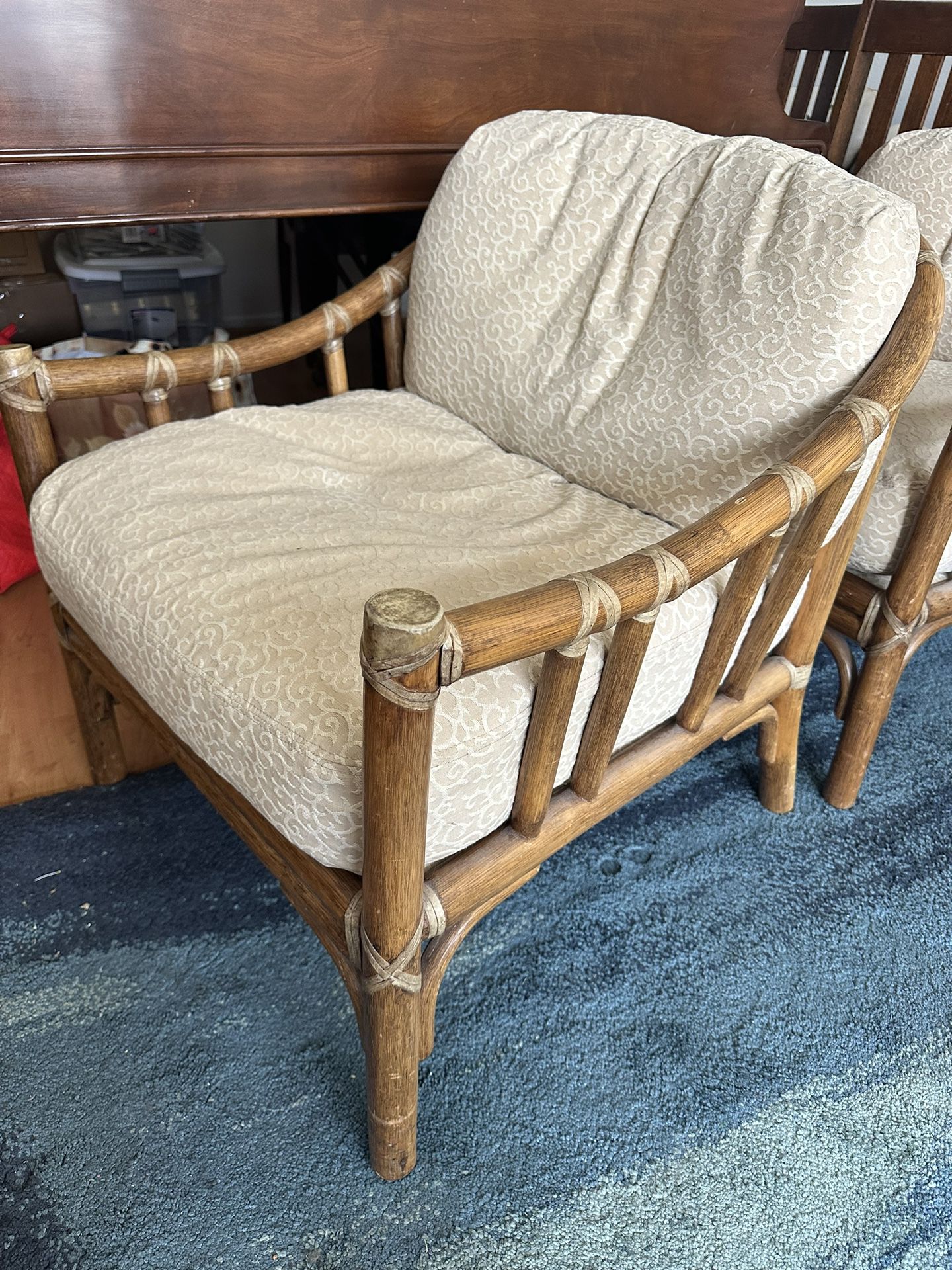 Vintage McGuire Wooden Chairs