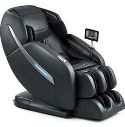 New Massage Chair Full Body, Zero Gravity SL Track Heavy Duty Massage Recliner Chair with Heat, 12 Auto Modes for Home, M1612 Charcoal