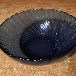 Cobalt Blue Arcorac France Bowl 5.25 In