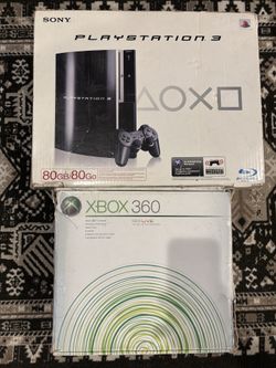 PlayStation 3 & Xbox 360 empty box