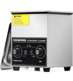 2L Ultrasonic Cleaner with Heater & Timer, 60W 304 Stainless Steel Sonic Cleaner, 0.5 gal Compact Ultrasonic Parts Cleaner