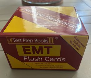 EMT Prep Flash Cards NREMT Like New!