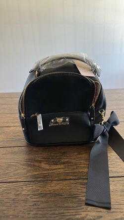 Kuromi Backpack with Ribbon Charm