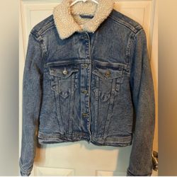 Hollister Sherpa Denim Jacket 