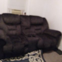 Charcoal Grey sofa matching loveseat The Sofa in the room disassembled