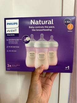 Philips Avent Bottles Pink 3ct 9oz