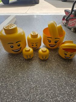 6 pc. Lego storage set
