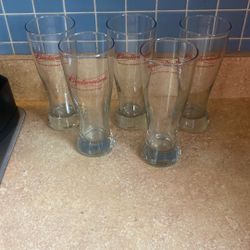 Budweiser Pilsner Glasses