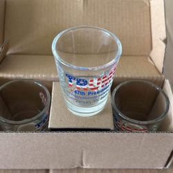 3‑Piece Trump Shot Glass Set – 47th President Inauguration Day Edition