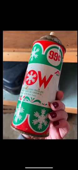 Vintage Christmas Can Of Snow Just Like This 