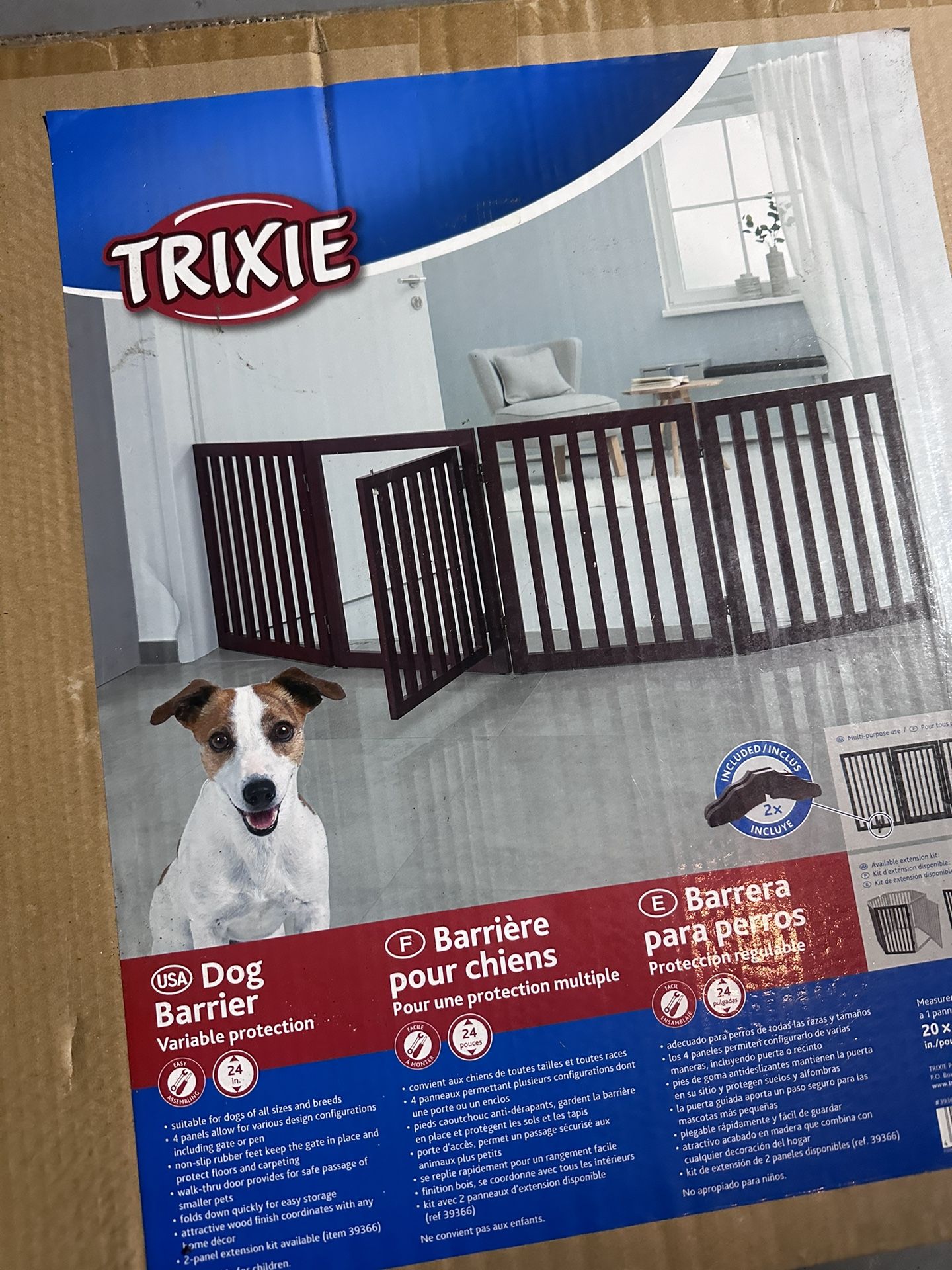Trixie Freestanding Pet Barrier