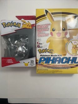 25th Anniversary Silver Cubone Series 1 Figure And Pokemon Model Pikachu Kit