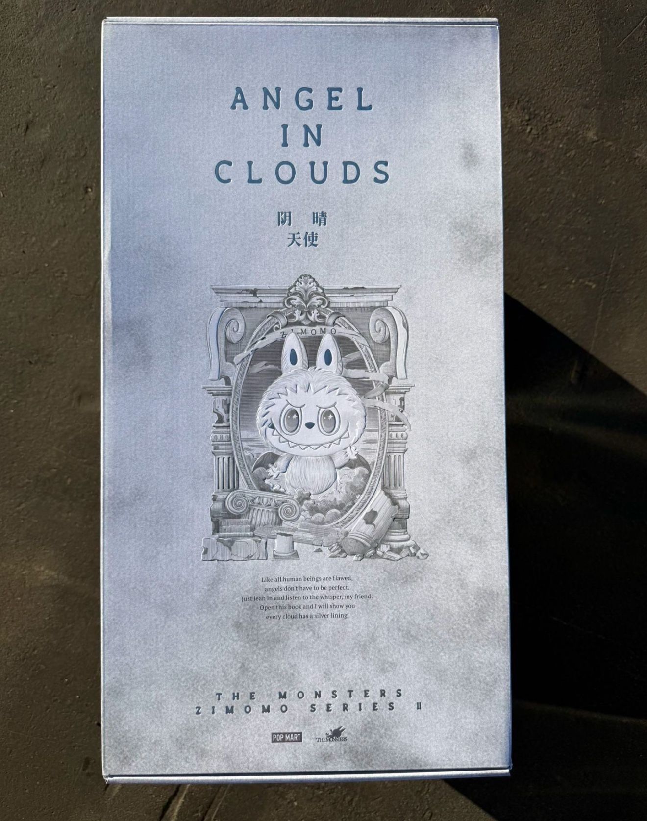 THE MONSTERS - ANGEL IN CLOUDS VINYL FACE DOLL  LABUBU
