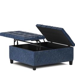 Coffee Table Storage Ottoman