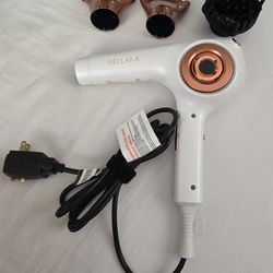 Bellami Hair Ion-Air Professional Digital Blow Dryer White