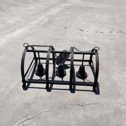 Vintage metal chandelier