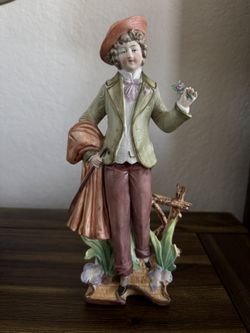 Vintage German Bisque Porcelain 3769 Figurine