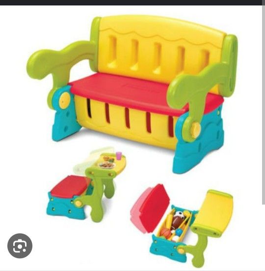 Fisher Price Bench/table/storage