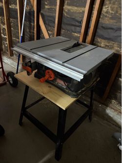 Table Saw and Stand