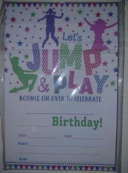 Birthday Invitations - 20pcs