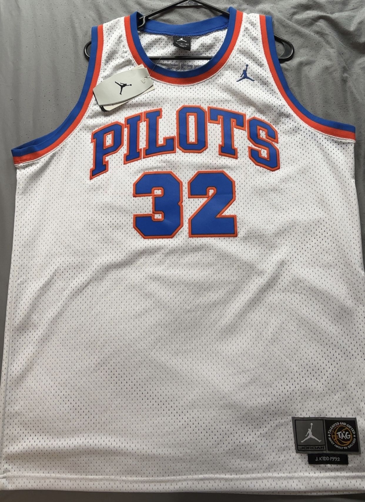 BNWT Jason Kidd Pilots Jersey Size XL