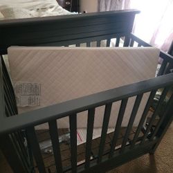 Storkcraft Petal Convertible Mini Crib With Mattress