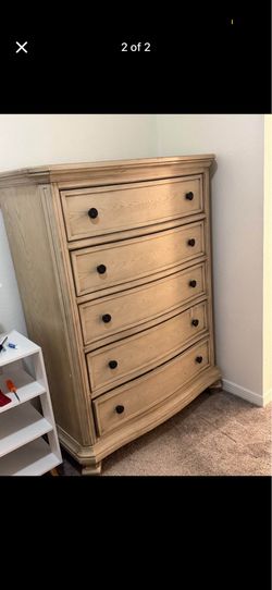 Bed frame and dresser must go $550