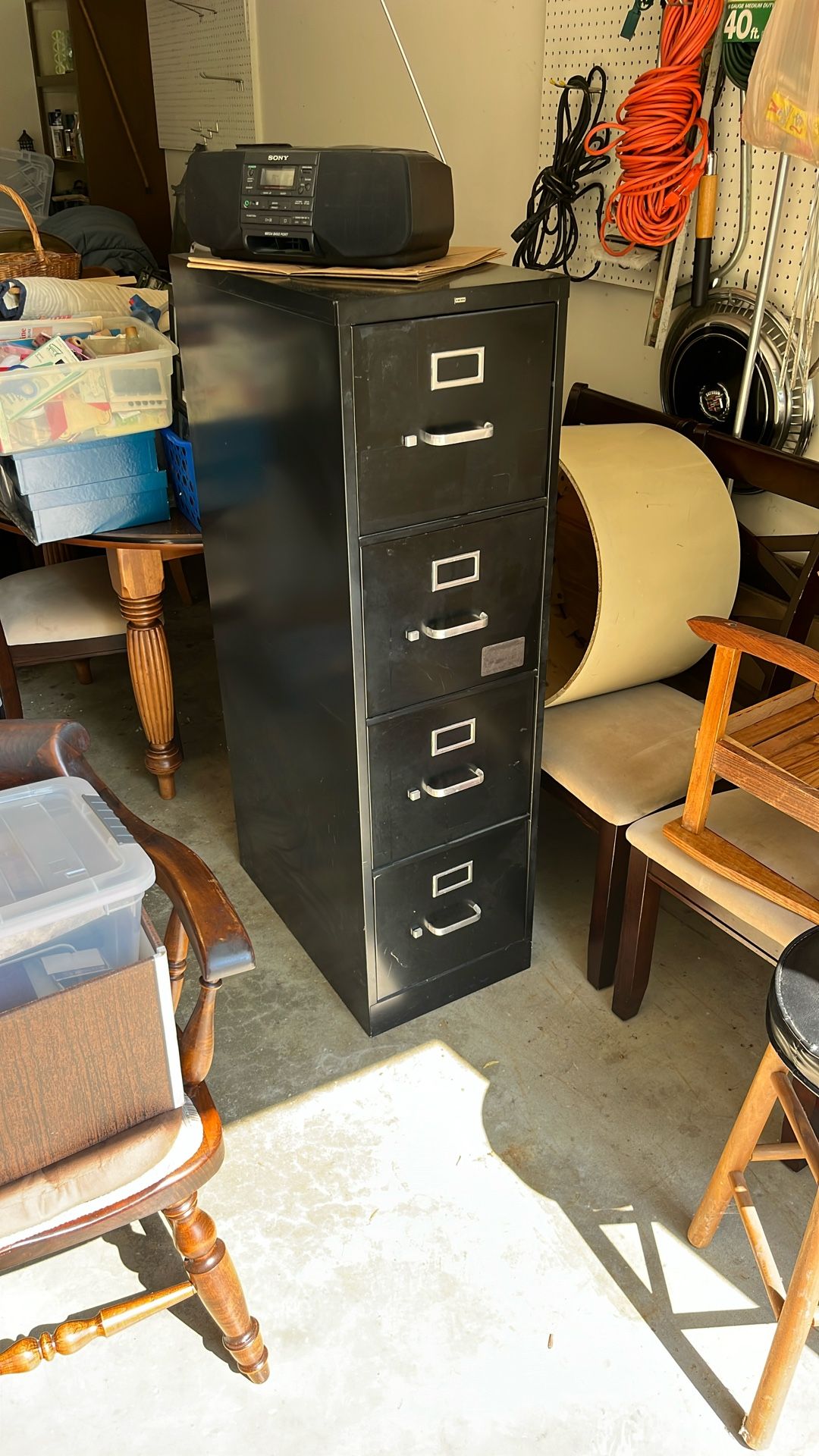 Four Drawer File Cabinet