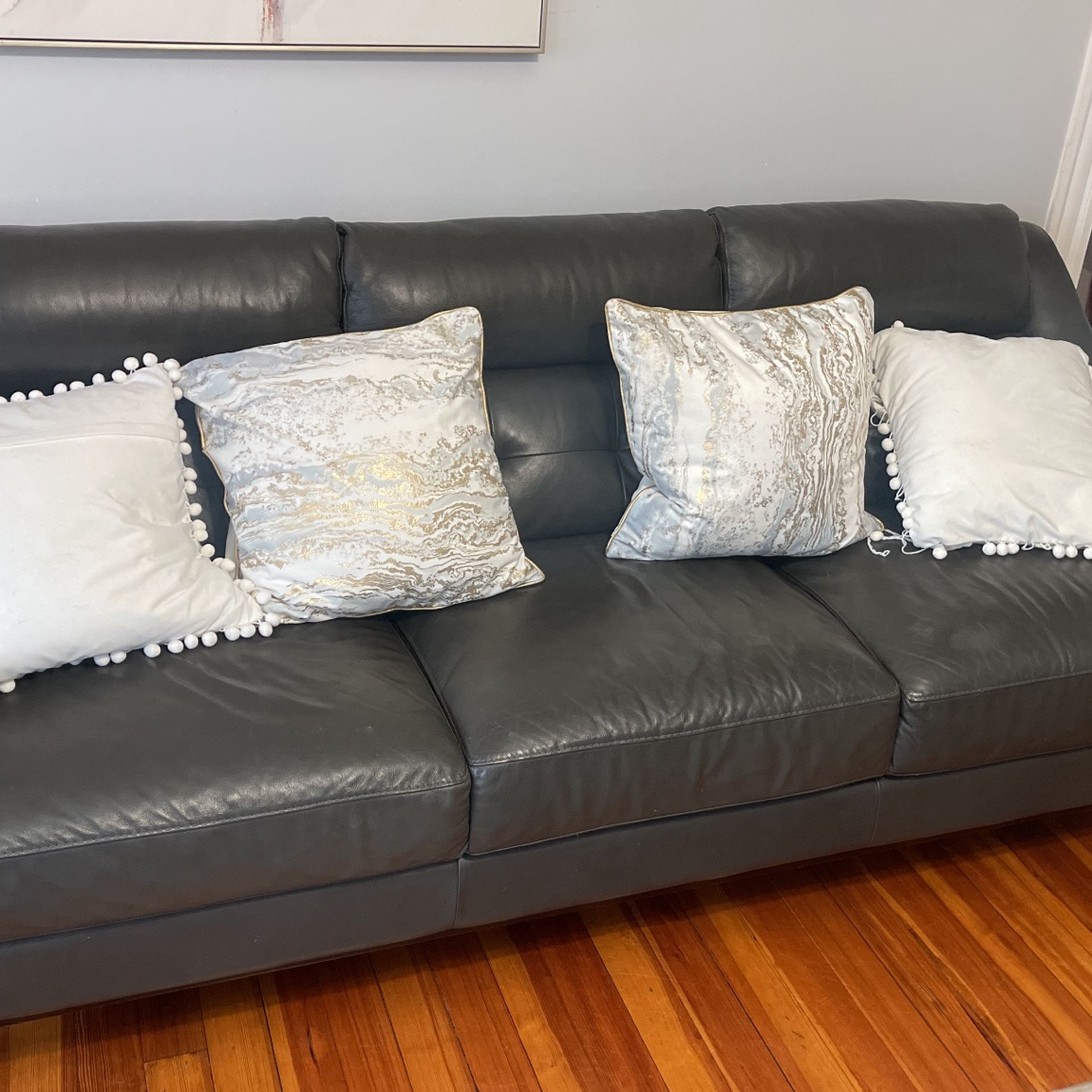 Leather Couch Set (pillows not include)