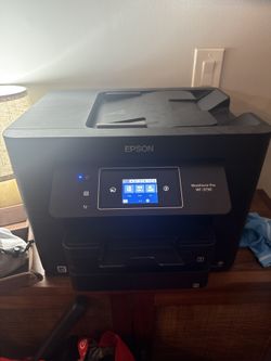 Epson WorkForce Pro WF-3730 Wireless All-in-One Printer – Ink Included -  $90