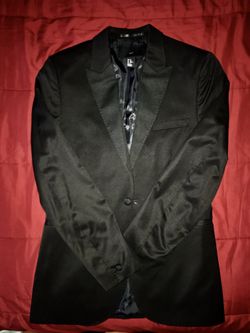 H&M Slim Fit Blazer Jacket (Black)