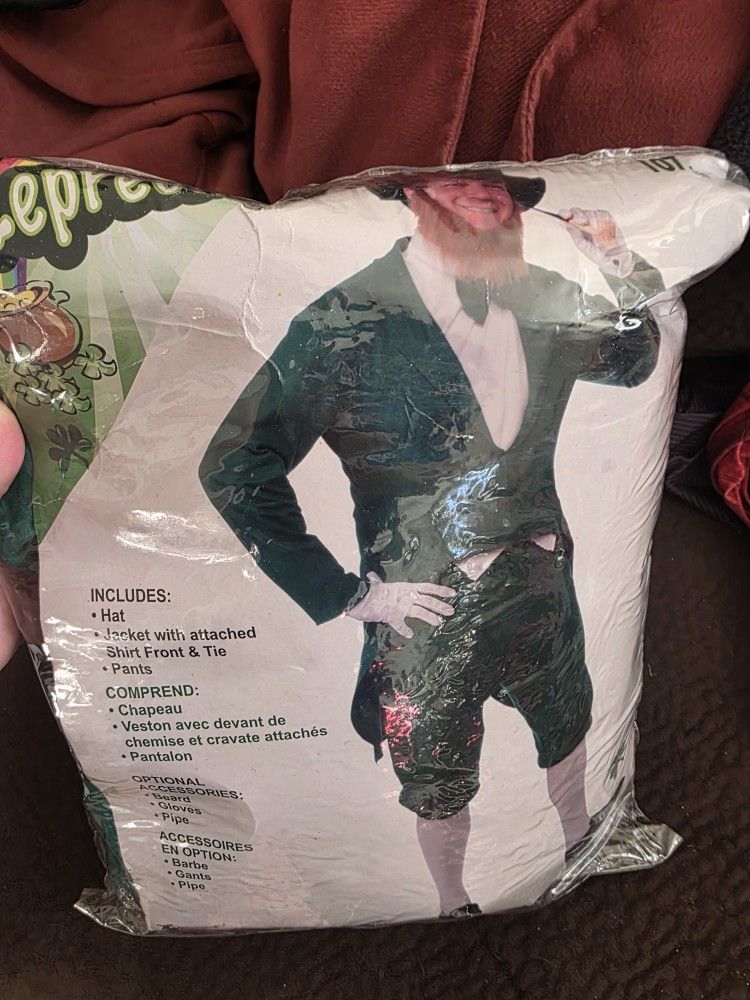 Men's Leprechaun Costume New