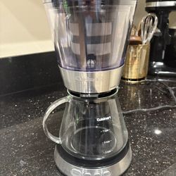 Cuisinart DCB-10P1 Automatic Cold Brew Coffeemaker with 7-Cup Glass Carafe, Silver and Black