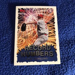 Curt Schilling Record Numbers Baseball Cards 