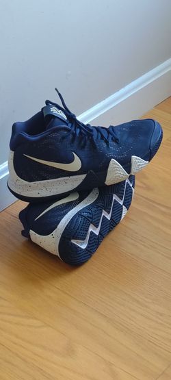 Nike Kyrie Irving 4 Navy Blue Men's Size 8.5  Sneakers- AV2296-402 Excellent