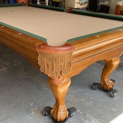 Pool Table 8ft- Brunswick- New Felt Color Of Choice- Free Delivery
