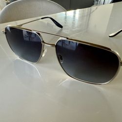 Barton Perreira 007 Royale - Silver / Steel Blue (AR) Sunglasses 