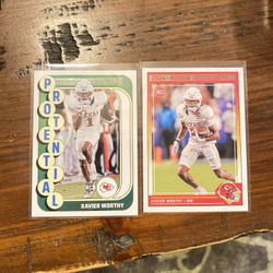Xavier Worthy Rookie Lot