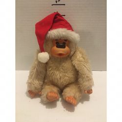 Vintage Russ Berrie Christmas Conga The Gorilla Stuffed Animal 
