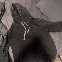 Black Graffiti Style Hoodie Size Large