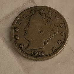 1911 V nickel 