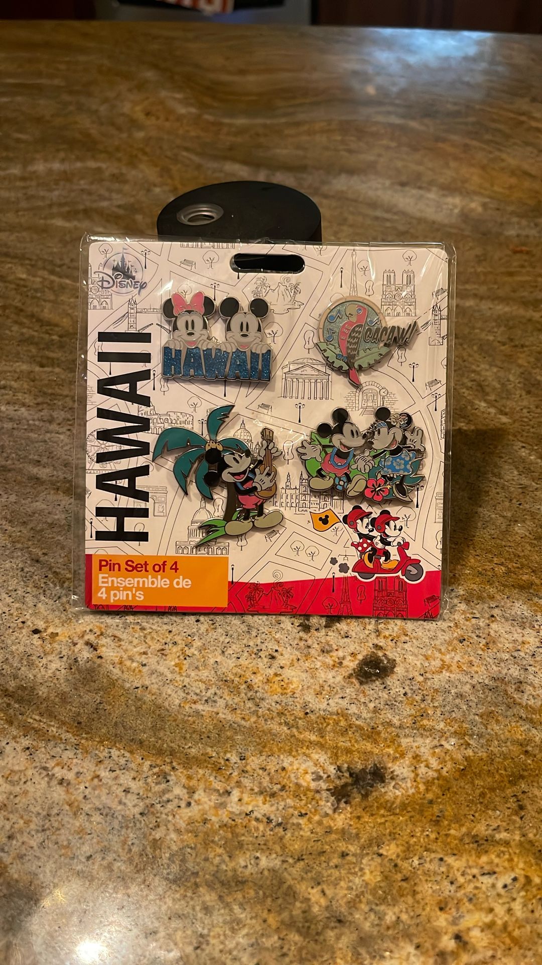 Disney Hawaii Pin Set of 4