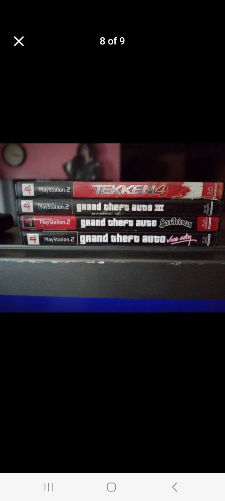 PS2 GTA AND TEKKEN GAMES BUNDLE WITH MEMORY CARD $100 SAME DAY SHIPPING
